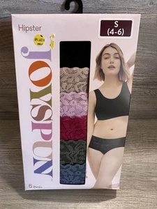 JOYSPUN Women's Hipster Lace Panties 6-Pack Size Small New 🔥 - Picture 1 of 11