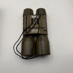 Binoculares Bushnell Powerview 16x32 camuflados usados con estuche - Imagen 1 de 7