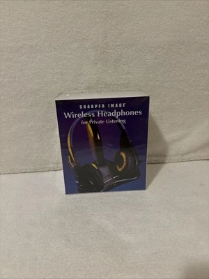VTG Sharper Image Wireless Headphones for Private Listening NEW SEALED FREE SHIP - Image 1 of 4