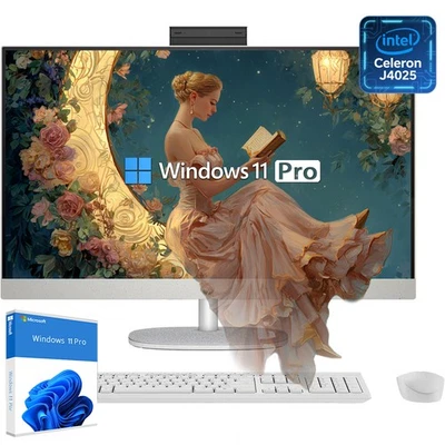 HP All in One Desktop PC 21.5" Intel J4025 UPTO 64GB RAM 2TB Win11Pro - open box - Image 1 of 4