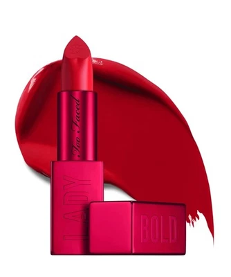 Nuevo En Caja Too Faced Lady Bold Em-Power Pigmento Rojo Lápiz Labial 01 Dama Maquillaje Audaz Foto 1 de 2