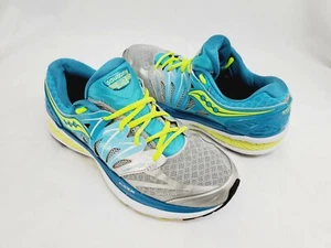 Saucony Hurricane ISO Women's Running Shoe's Gray, Blue Size 8.5 M - Picture 1 of 7