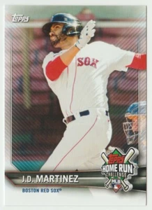2021 Topps Home Run Challenge #HRC-4 J.D. Martinez Baseball Card Boston Red Sox - Picture 1 of 2