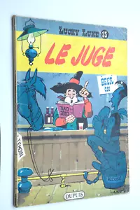 LUCKY LUKE "Le juge" 19.. BD bandes dessinées couverture souple - Imagen 1 de 5