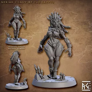 Neriah Vampire Queen Pinup Druide Miniatur | D&D DnD | - Bild 1 von 1