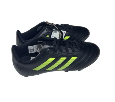 Adidas Golettoviii FG J Soccer Cleats Youth Size 3.5 Black/Green NEW - Image 1 of 4