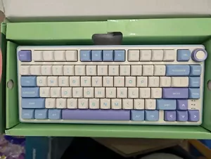 RK ROYAL KLUDGE R75 Mechanical Keyboard Premium - Silver Switch Pro, purple - Picture 1 of 5