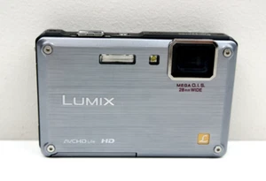 Panasonic Lumix DMC-FT1 Digital Camera Grey 12MP 4.6 Zoom Waterproof - Picture 1 of 13