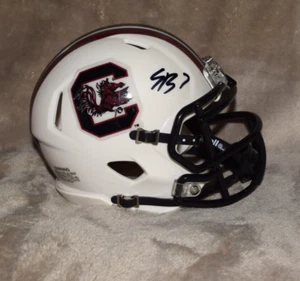 SPENCER RATTLER SOUTH CAROLINA GAMECOCKS SIGNED SPEED MINI HELMET W/COA - Picture 1 of 4