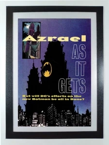 Azrael As It Gets - Batman Knightfall Bane - Zauberer gerahmte Originalartikelseite - Bild 1 von 7