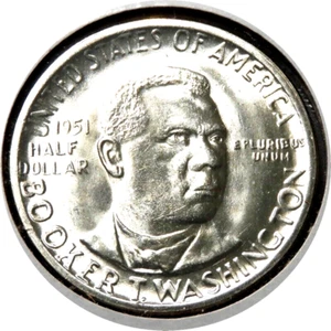 elf Booker T. Washington Half Dollar 1951   184 - Picture 1 of 2