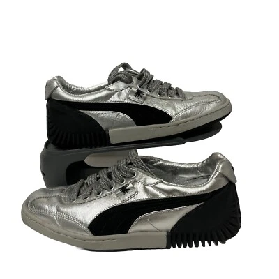 Unisex PUMA by MIHARA YASUHIRO Silver Metallic & Black Trim Men’s 5 Women’s 6.5 - Image 1 of 4