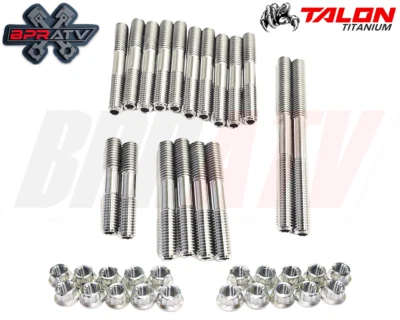 Banshee Crankcase Studs Bolt Kit Titanium Reusable Cylinder Case Head Stud Kit - Image 1 of 4