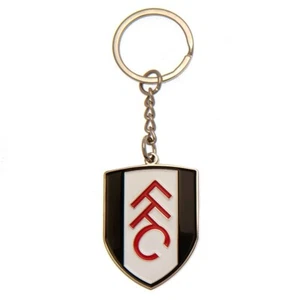 Llavero Fulham FC Crest en una cadena (producto con licencia oficial) KYREPRSFUL - Imagen 1 de 3