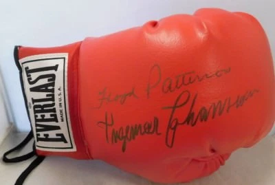 Ingemar Johansson & Floyd Patterson Signed Red Boxing Glove JSA Authenticated - Image 1 of 4