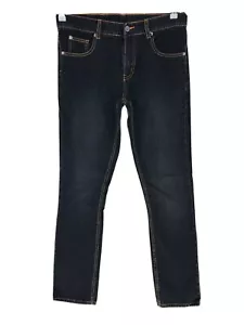 CHEAP MONDAY AUTOBAHN Women Black Regular Straight Fit Jeans W28 L34 - Picture 1 of 11