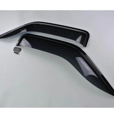 Jeep Wrangler JK Wide Door Visor Wider than stock Dark Custom Parts Foto 1 de 4