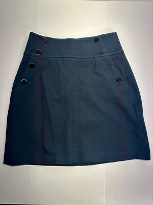 Club Monaco Womens  Button Side Zip Up Skirt 00 Black - Изображение 1 из 4