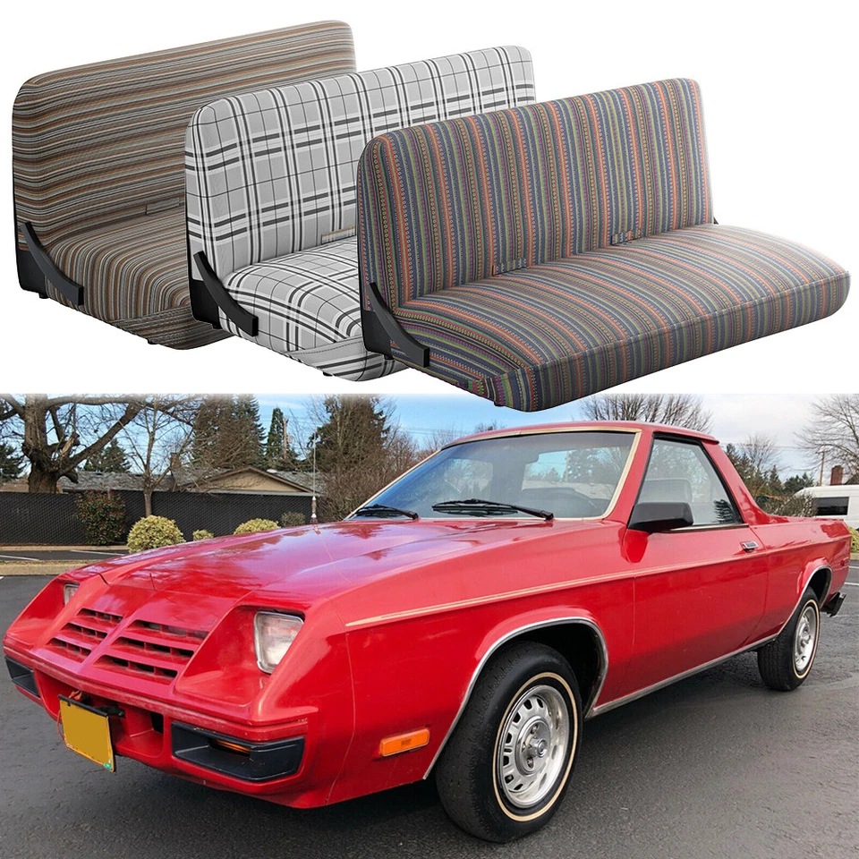 Cubiertas de asiento de banco manta silla de montar coche camión tamaño completo para Dodge Rampage 1982-1984 Foto 1 de 4