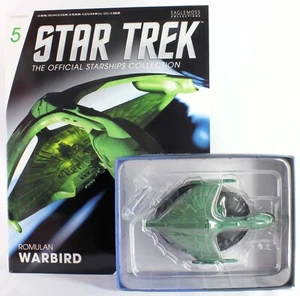 Star Trek Eaglemoss Collezione Ufficiale Astronavi #5 Romulan Warbird - Foto 1 di 3
