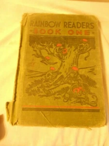 Antique Rainbow Readers Book One 1931 School Ex Library First Ed Sample Copy - Picture 1 of 10