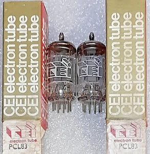 Gleiches Code-Paar PCL83/CV5144 CEI/Mullard neu aus altem Lagerbestand Vakuumröhren - kombinierter Versand - Bild 1 von 3
