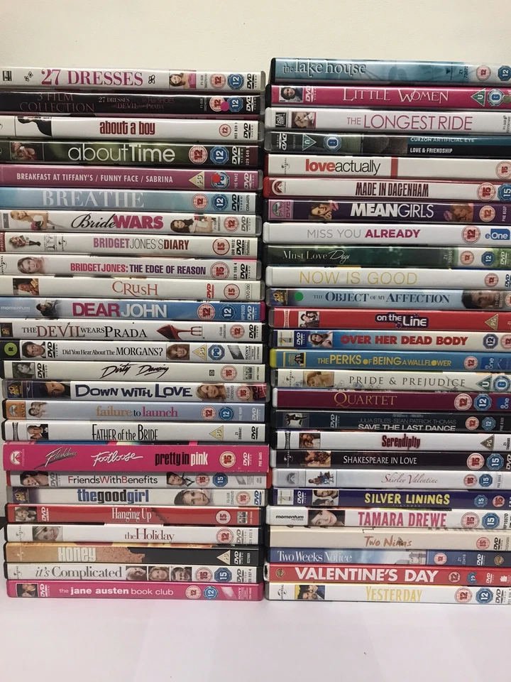 Romance & Rom-Com Film DVDs - Choose From List - Discount for Multiple Purchases - Image 1 of 1