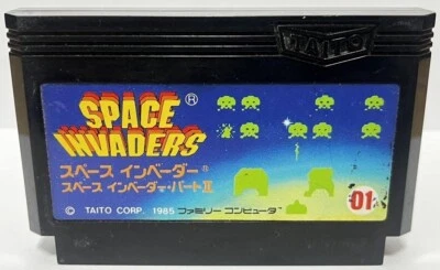 SPACE INVADERS NES FC Nintendo Famicom Japanese Version - Image 1 of 2