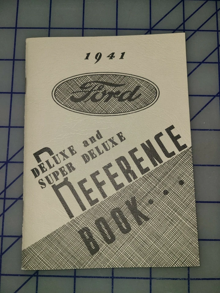 Ford Deluxe 1941 Super Deluxe manual del propietario libro de referencia Foto 1 de 1
