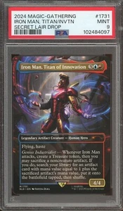 2024 MTG Secret Lair Marvel Iron Man, Titan of Innovation Non Foil PSA 9 - Bild 1 von 2