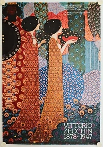 Affiche VITTORIO ZECCHIN 1981 Exposition Museo Arte Moderna Venezia - Imagen 1 de 1