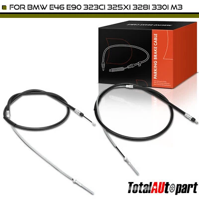 Nuevo 2x Cable de freno de estacionamiento para BMW E46 323Ci 323i 2000 E46 / E90 325Ci lateral trasero Foto 1 de 4