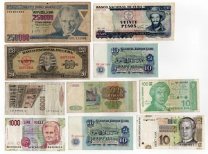 un lot de 10 Billets de Banque ???... /RU259 - Imagen 1 de 2