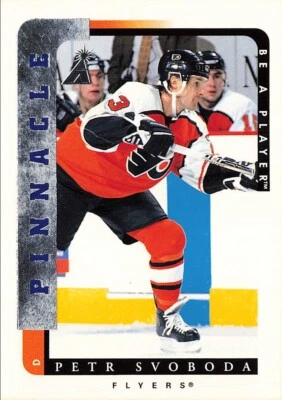 1996 Pinnacle Be a Player #56 Petr Svoboda Philadelphia Flyers - Image 1 of 2