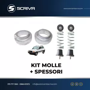 Kit Rialzo Fiat Panda 141 Molle Spessori 3 cm Carico Sovraccarico Stabilizzatori - Imagen 1 de 1