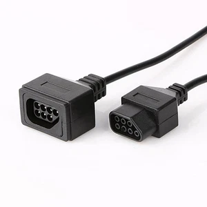 6FT/1.8M 7pin Extension Cable Cord for Nintendo NES Controller Joystick Console - Picture 1 of 8