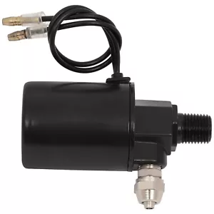 Solenoide de válvula de aire eléctrico NPT de 1/4" para bocina de tren de manguera OD de 1/8" 200 PSI 12V - Imagen 1 de 12
