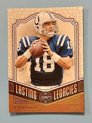 2020 Panini Legacy Peyton Manning #LL-PMA Lasting Legacies Indianapolis Colts - Image 1 of 2