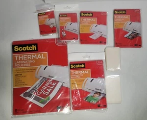 Lot Of Scotch ID Badge Certificate Photo Thermal Laminating Pouches 3M - Picture 1 of 7