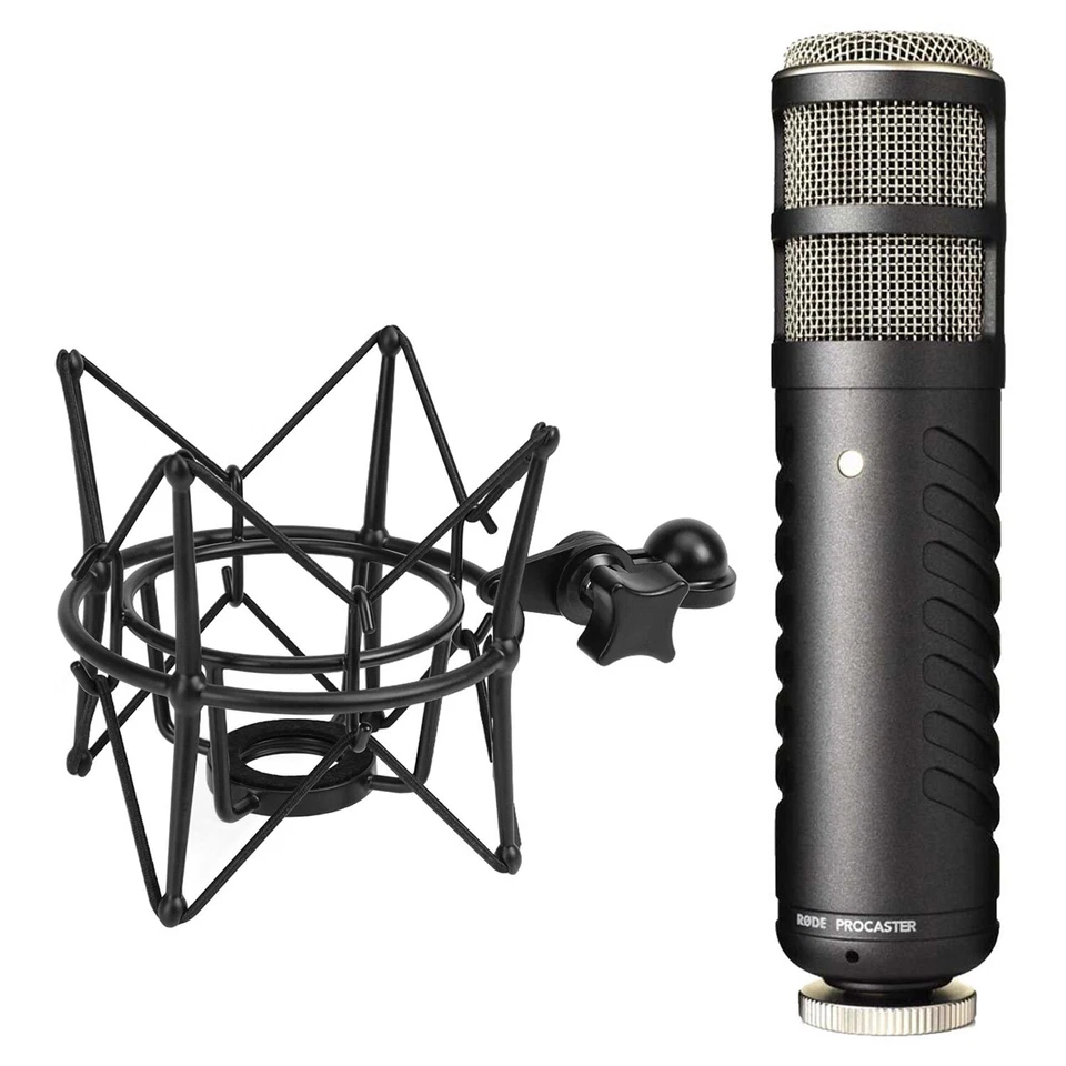 Rode Procaster Sprecher-Mikrofon mit keepdrum Spinne Schwarz - Bild 1 von 4