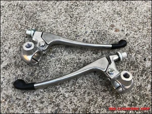Honda XL100 XL125 SL125 XL175 XL250 XL350 Brake and Clutch Bracket Lever Set NEW - Picture 1 of 12