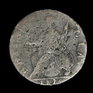 GB GEORGE III COPPER HALFPENNY - 1775 ++ NICE GRADE - COLONIAL ++[183-16] - Picture 1 of 2
