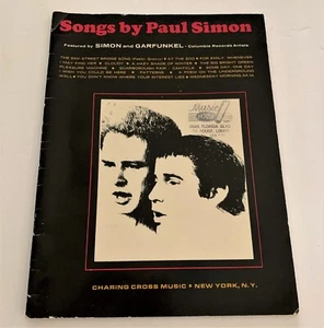 1967 CANCIONES DE PAUL SIMON Cancionero ARTE GARFUNKEL 13 Canciones LIBRO Groovy SCARBOROUGH - Imagen 1 de 2