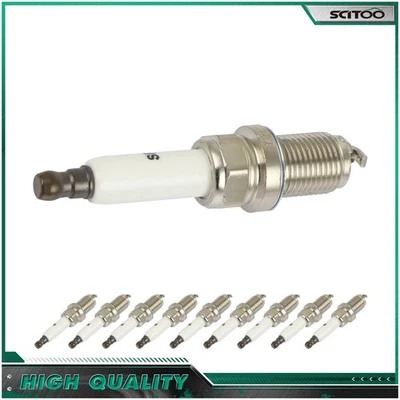 10Pcs Platinum Spark Plugs For Audi S8 5.2L 2007-2009 Audi S6 5.2L 2007-2011 - Image 1 of 4