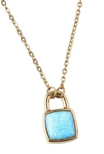 VORVERKAUF Taylor Swift Opalit Schloss Halskette Life Of A Showgirl Versand bis 28.11. - Bild 1 von 2