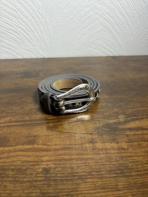 Brighton Fashionista Cinturón Lateral Salvaje Hebilla Cinturón Cuero Estampado Guepardo Talla L Foto 1 de 4