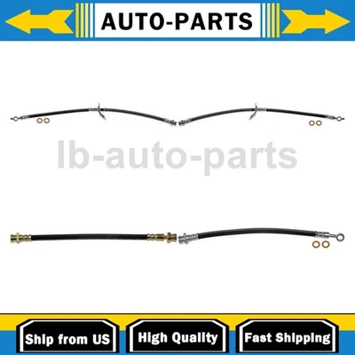 Manguera de freno delantera trasera 4 piezas para Hyundai Elantra 2007-2010 Foto 1 de 4