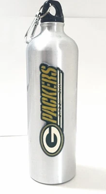 Green Bay Packers 1 Liter Sports Bottle Travel Mug w/Tag Stainless Steel - Image 1 of 4