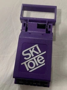 SKI TOTE Locking Carrying System for Skis & Poles (Purple) - Picture 1 of 3