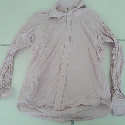 Bernard Weatherill Savile Row Shirt 16.5 rosa para hombre manga larga algodón... - Imagen 1 de 4